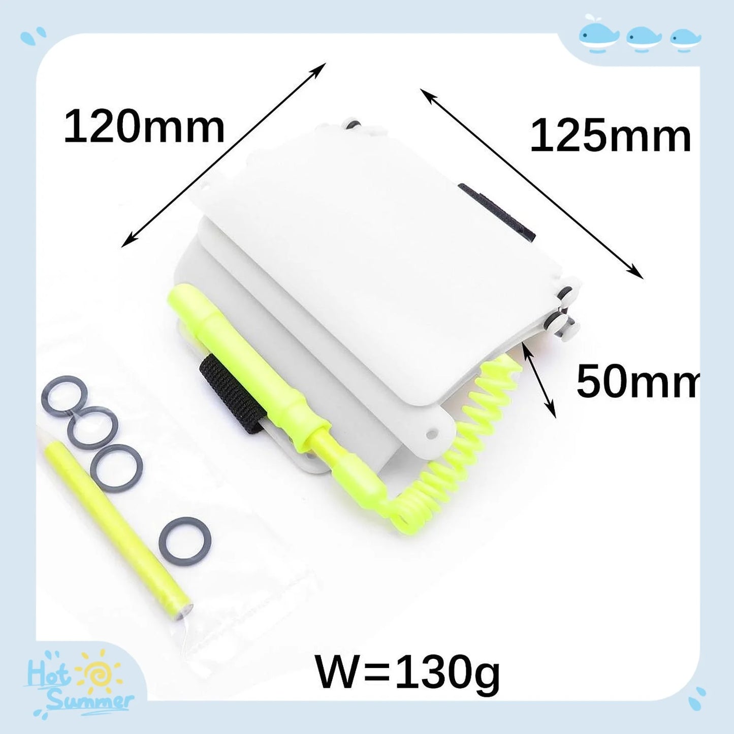 Lavagnetta da immersioni con accessori