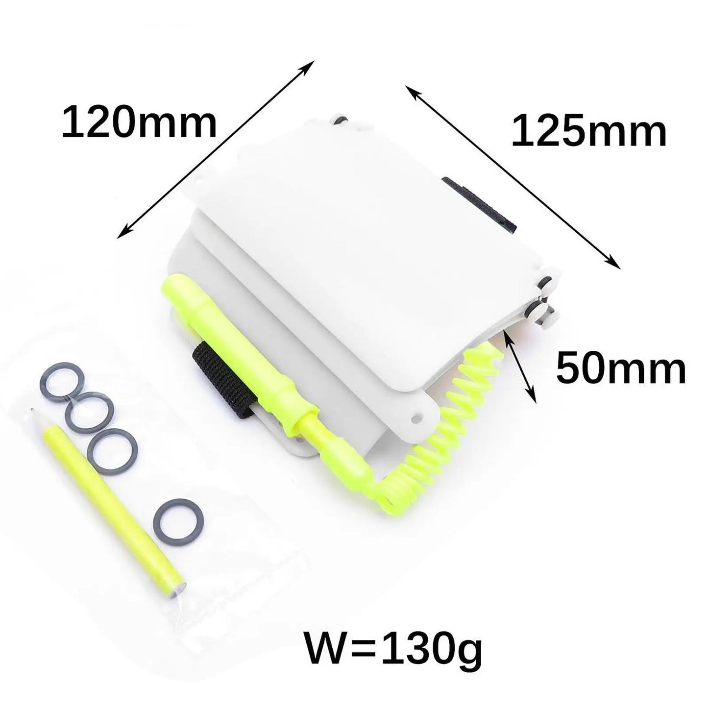 Lavagnetta da immersioni con accessori