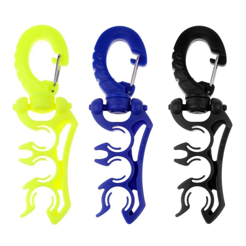 Supporto per frusta per regolatore , Octopus, Manometro, clip per GAV 3 attacchi