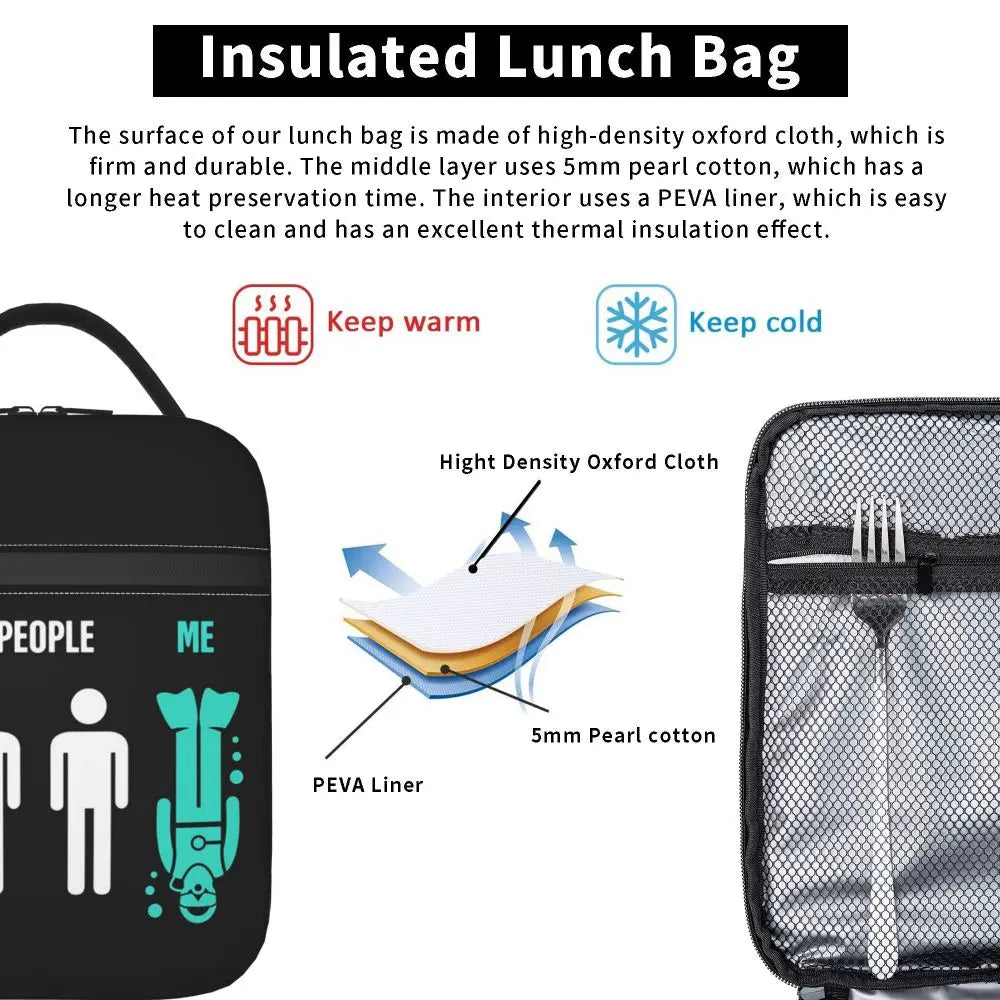 Borsa termica per il pranzo per sub, multifunzione, con isolamento termico.