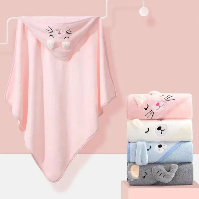 Accappatoio per bambini e neonati, con cappuccio