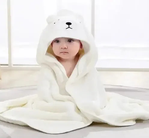 Accappatoio per bambini e neonati, con cappuccio