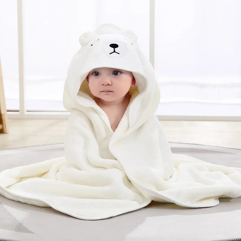 Accappatoio per bambini e neonati, con cappuccio