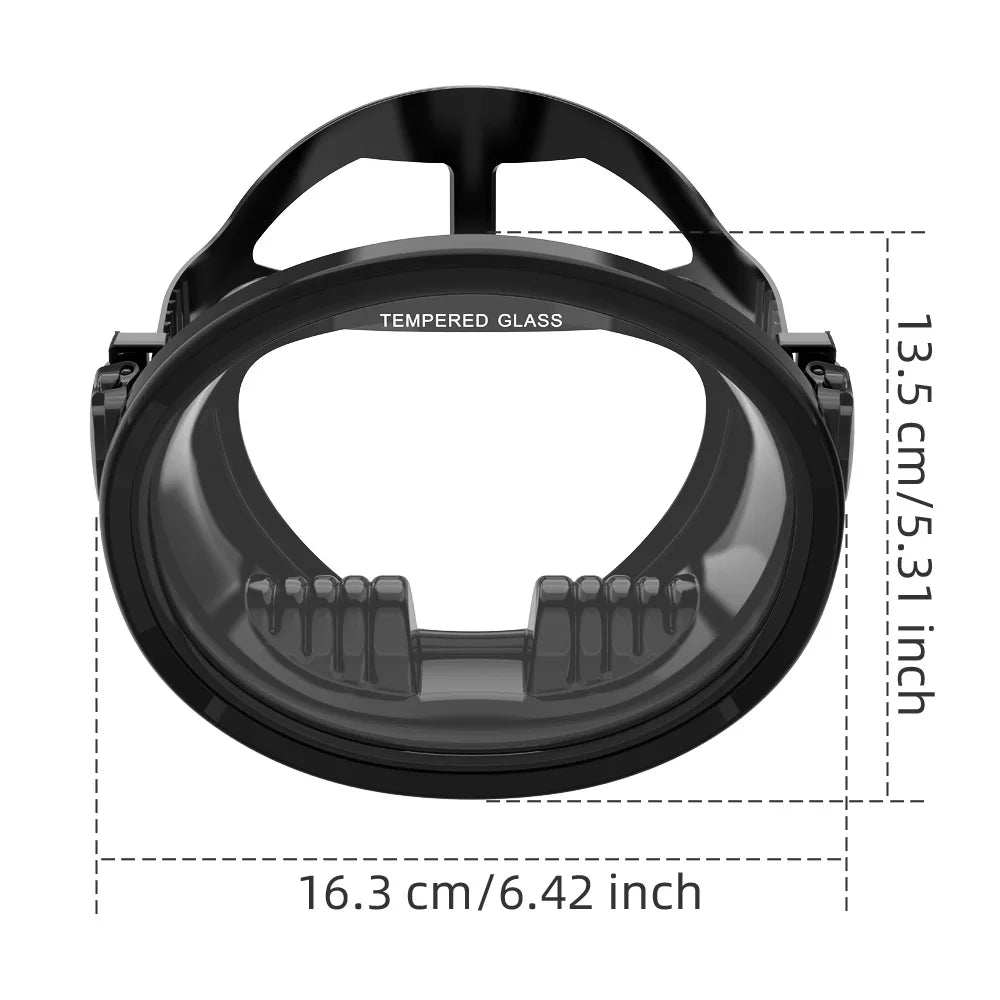Maschera ad alta visibilità ovale