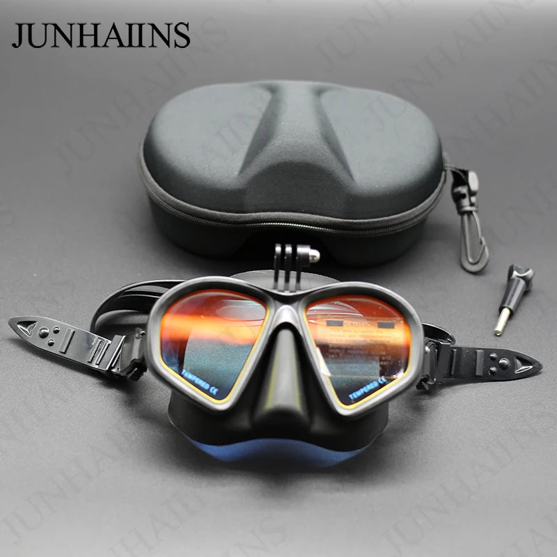 Maschera da sub con attacco GoPro, anche in set