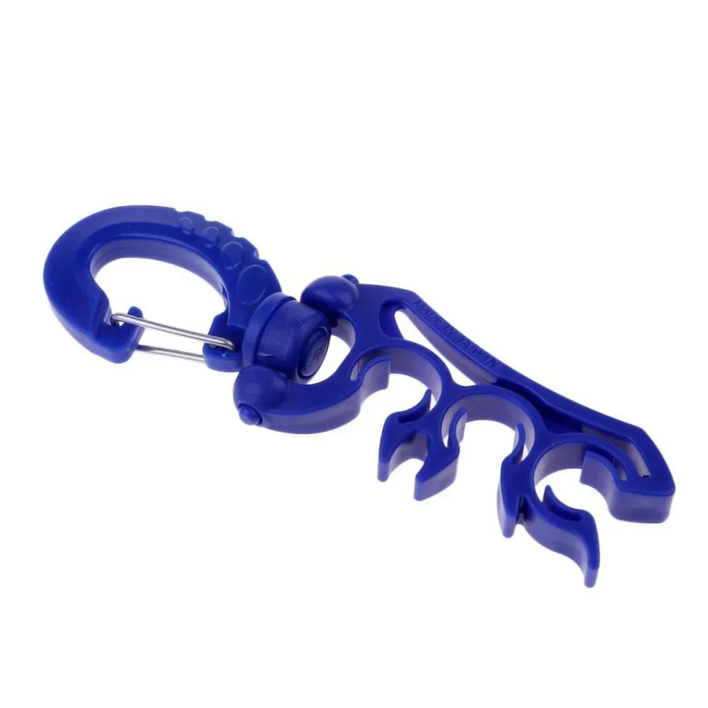 Supporto per frusta per regolatore , Octopus, Manometro, clip per GAV 3 attacchi