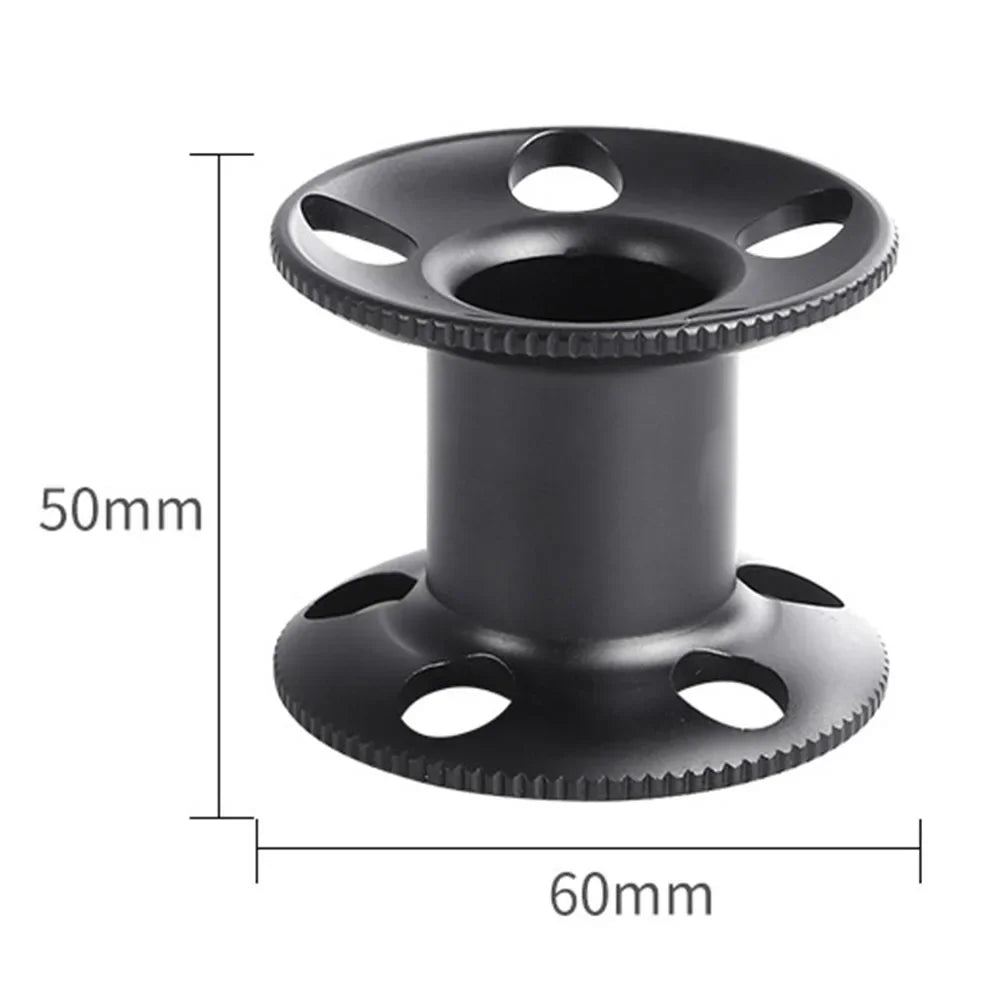 Reel compatto da dito in alluminio anodizzato