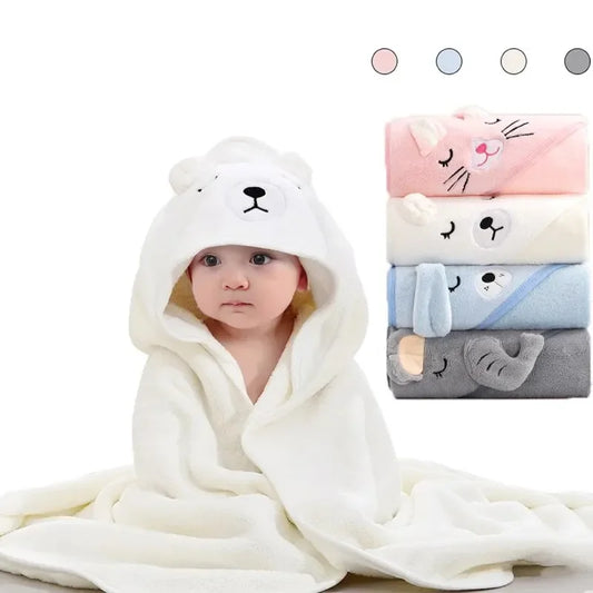Accappatoio per bambini e neonati, con cappuccio