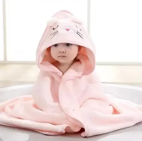 Accappatoio per bambini e neonati, con cappuccio
