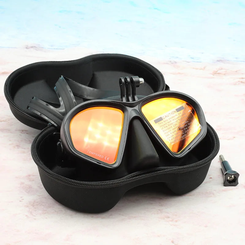 Maschera da sub con custodia