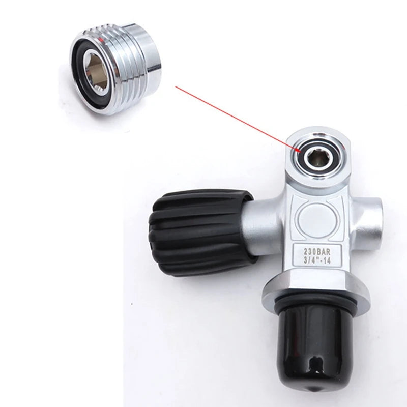 Adattatore da INT a DIN con O-Ring