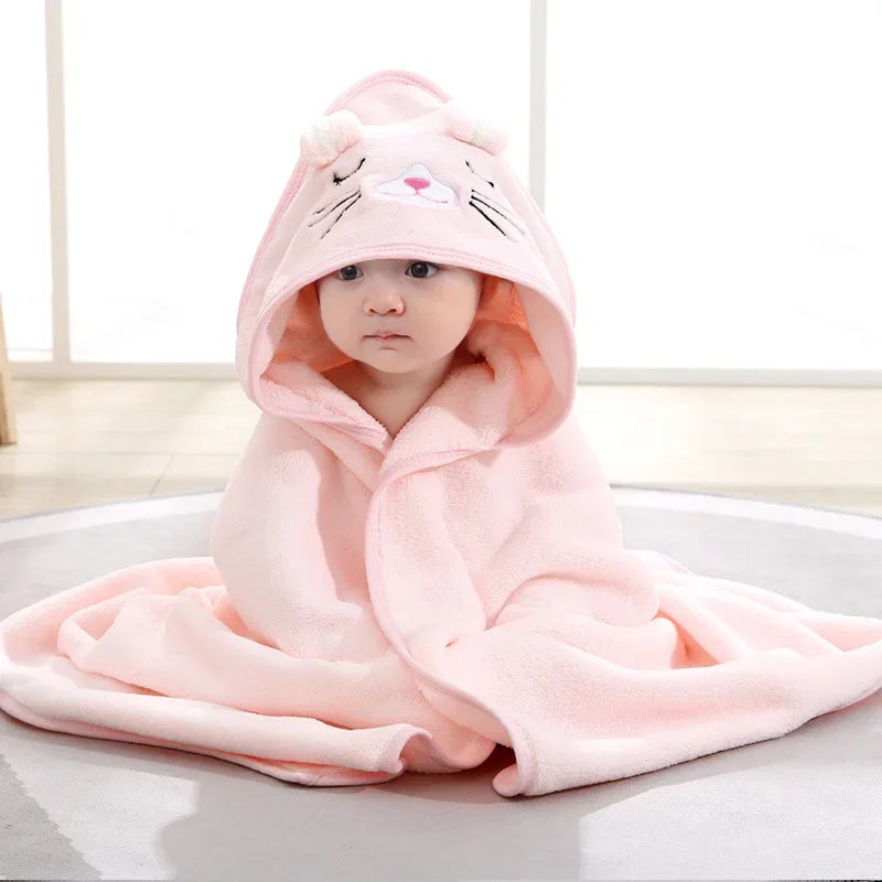 Accappatoio per bambini e neonati, con cappuccio