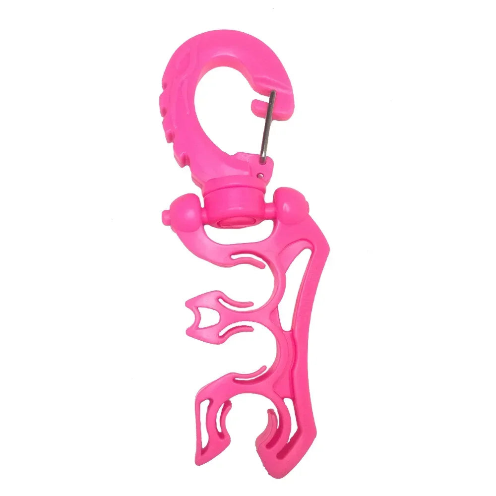 Supporto per frusta per regolatore , Octopus, Manometro, clip per GAV 3 attacchi