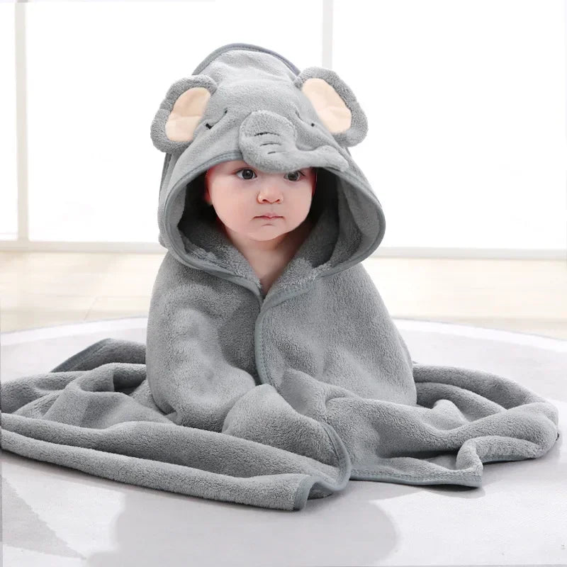 Accappatoio per bambini e neonati, con cappuccio