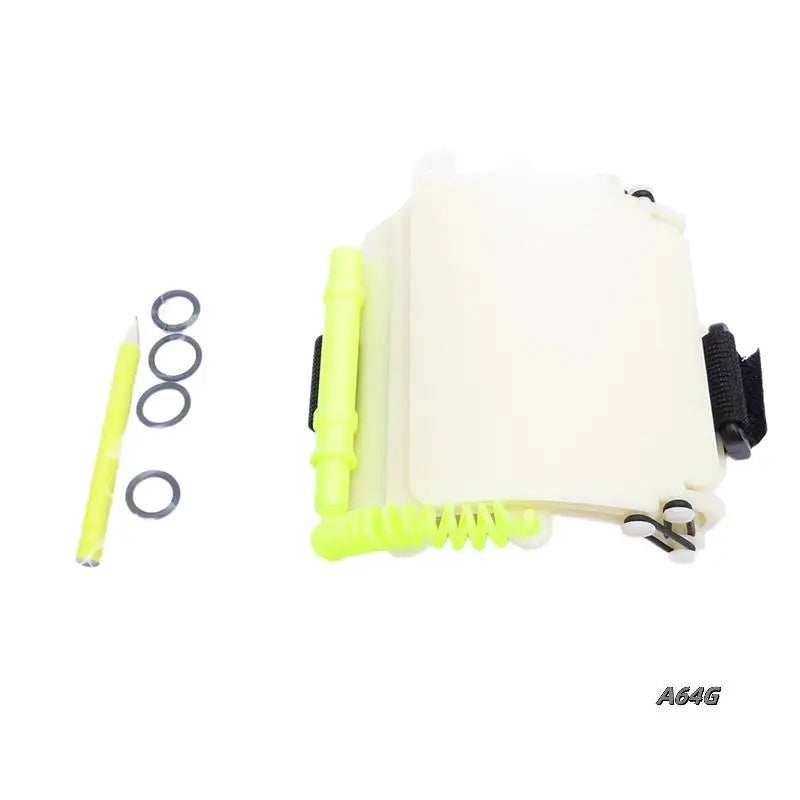 Lavagnetta da immersioni a 3 "fogli" Glow in the dark fluorescente con accessori