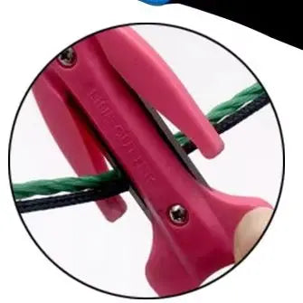 Coltello da sub con lama in acciaio al carbonio, speciale per sagole, reti e elenze