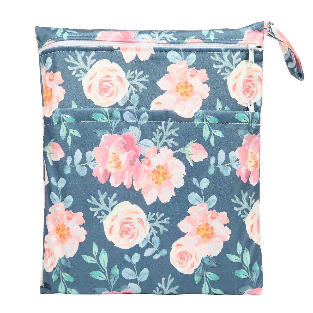 Borsa asciutta e bagnata con due cerniere per pannolini