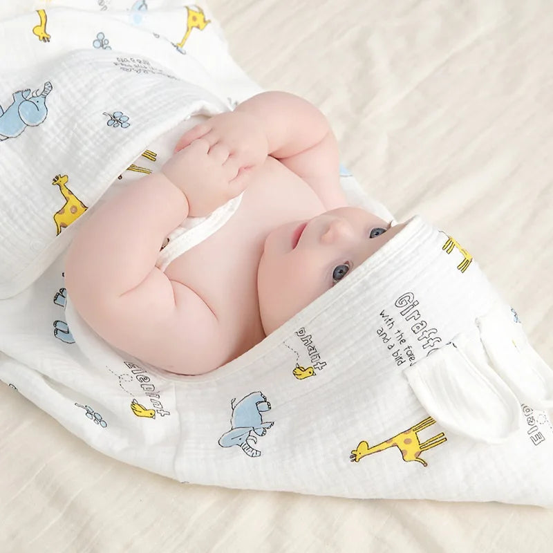 Accappatoio per neonato 100% cotone, con cappuccio