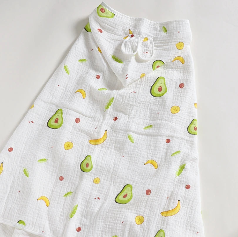 Accappatoio per neonato 100% cotone, con cappuccio