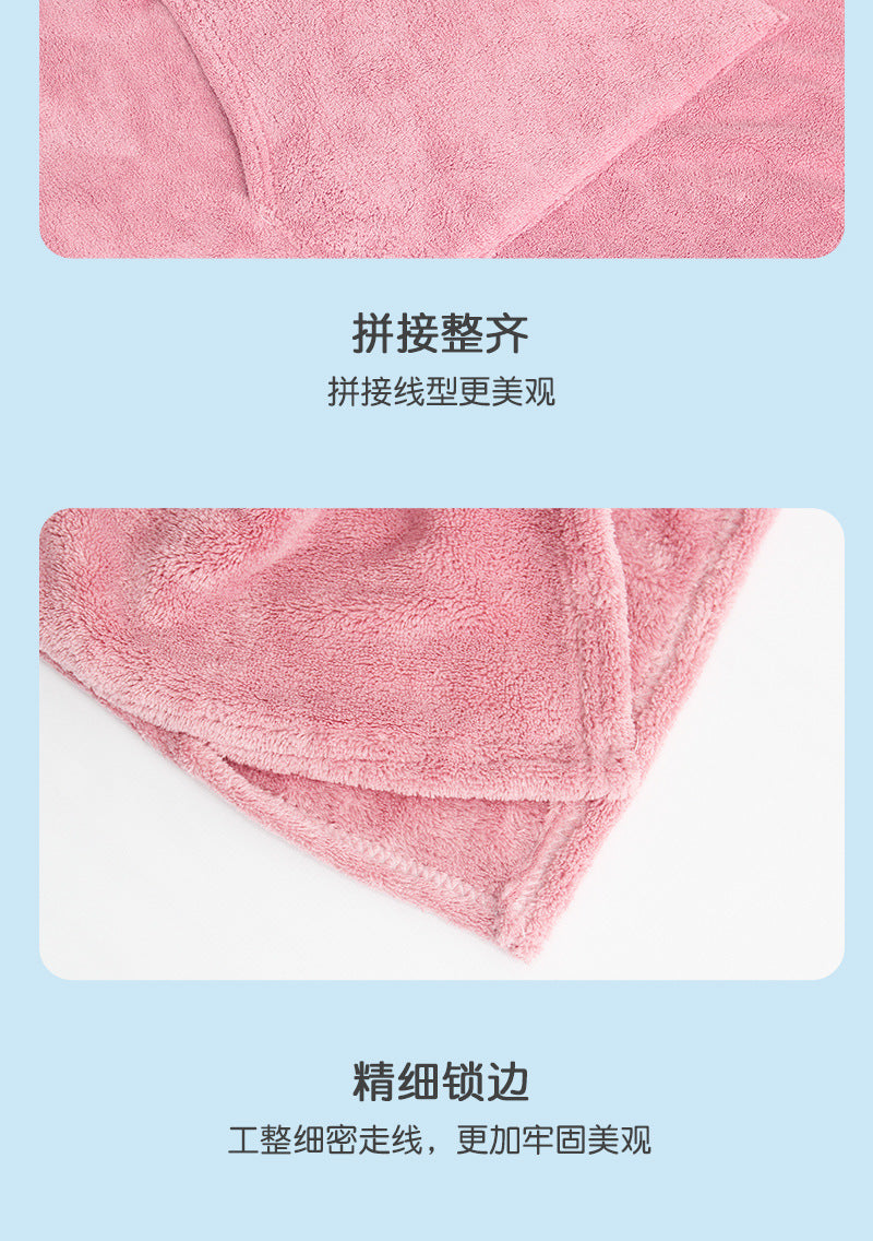 Accappatoio Poncho in microfibra con cappuccio e tasca per bambini