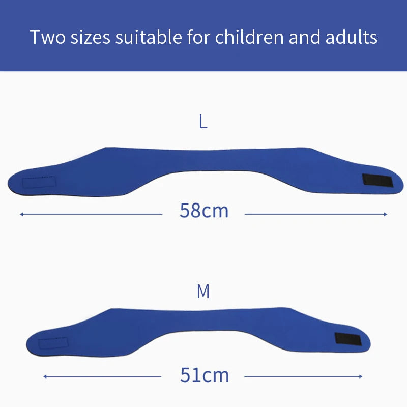 Fascia da nuoto per bambini e adulti, protezione per le orecchie in neoprene