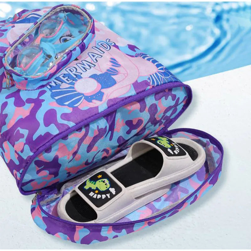 Zaino da nuoto, con separazione asciutto/bagnato