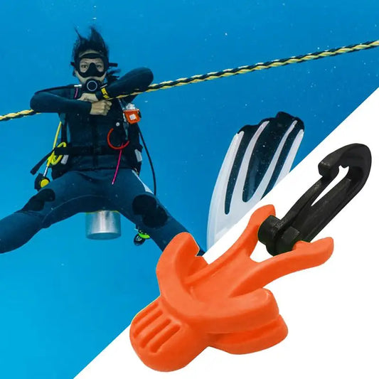 Supporto per boccaglio erogatore Octopus con clip di fissaggio