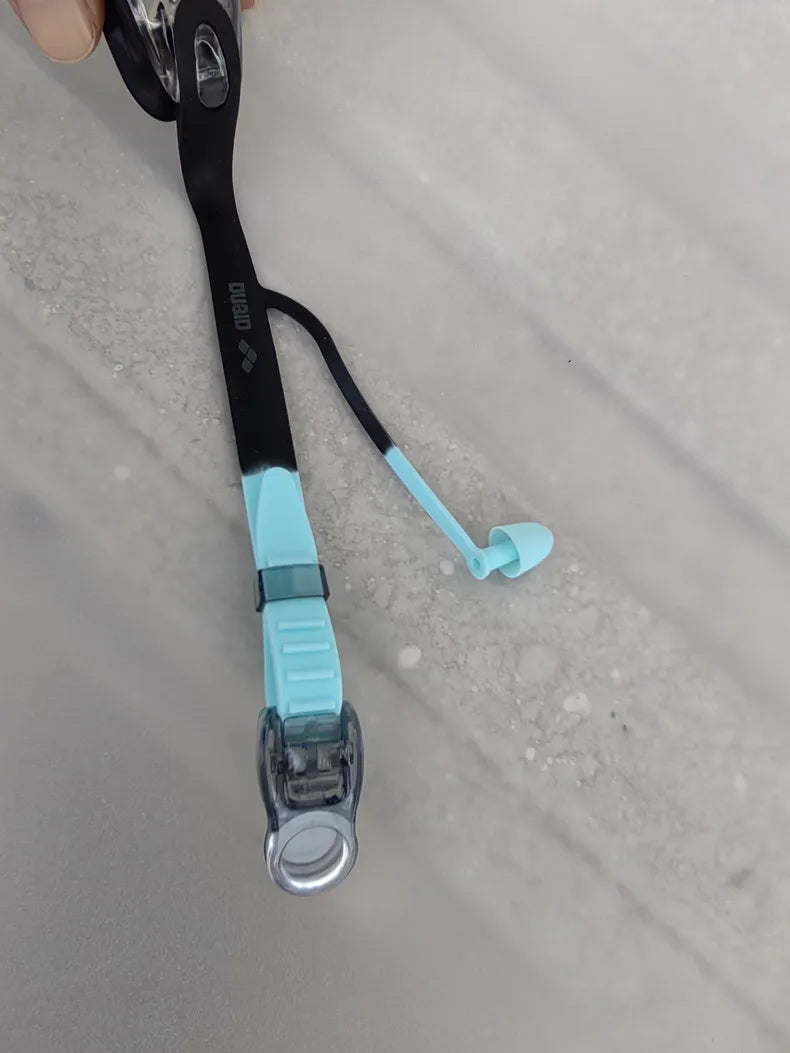 Occhialini da nuoto per bambini, anti appannamento, anti-UV, con tappi per le orecchie