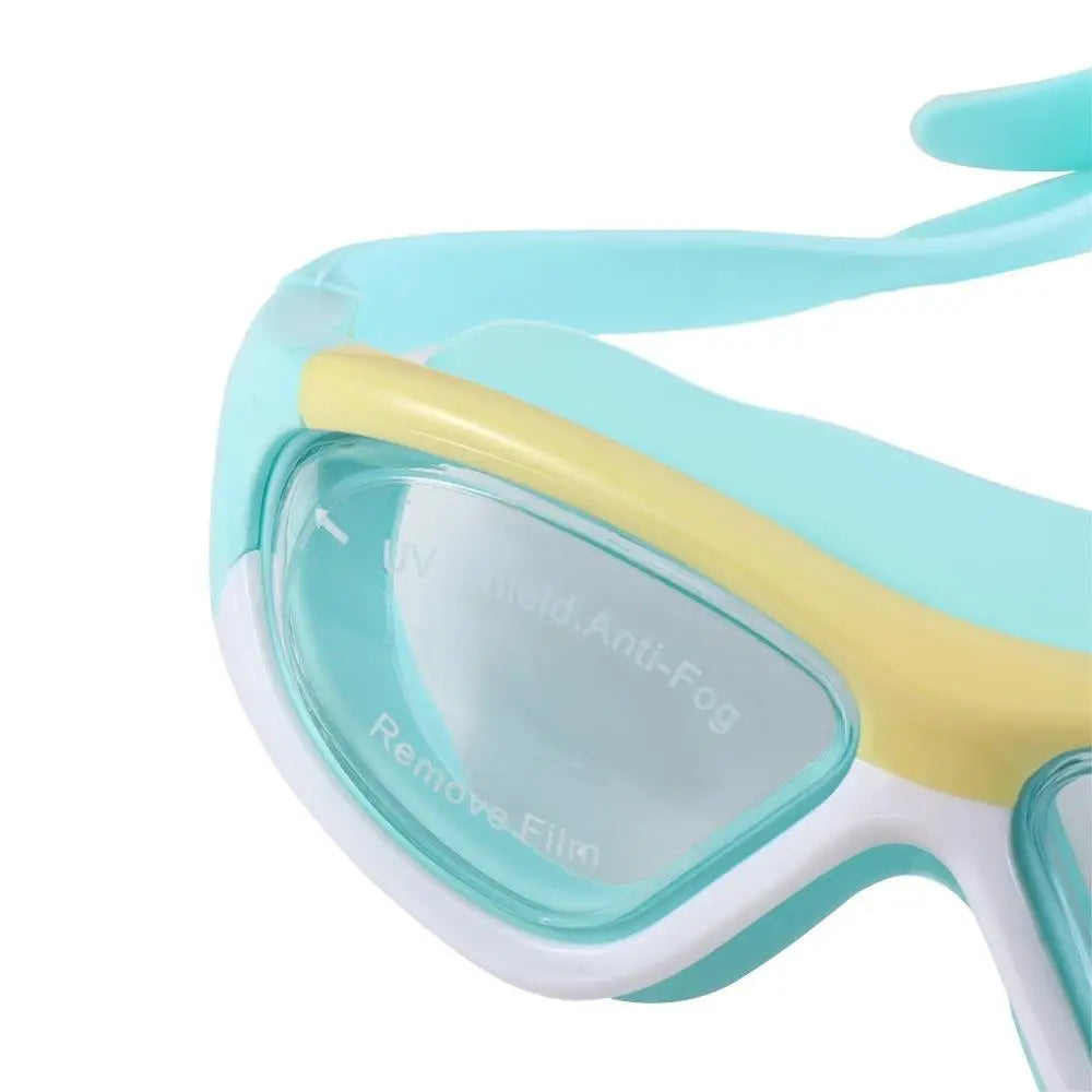 Occhiali da nuoto per ragazzi in silicone con protezione UV