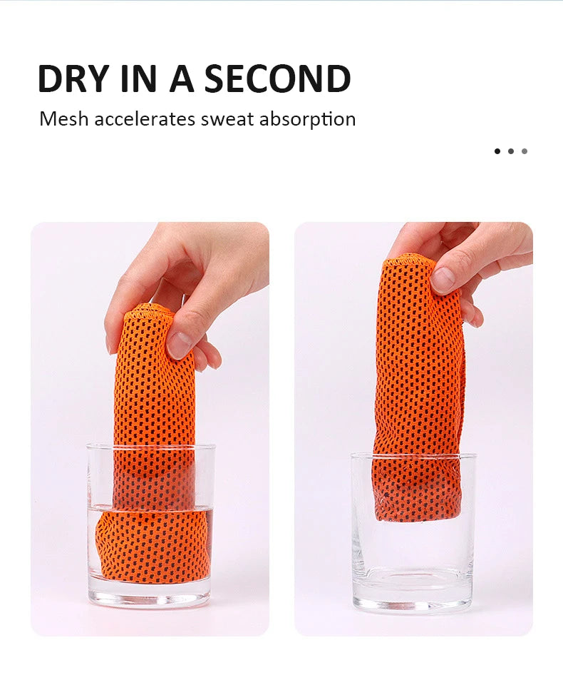 Asciugamano in microfibra con custodia in silicone