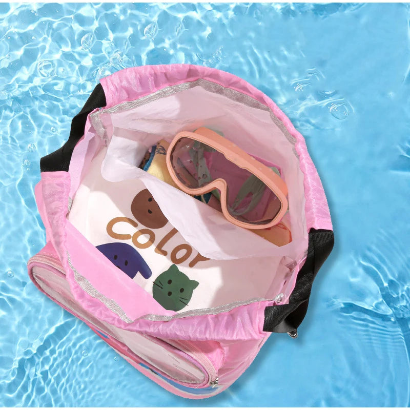 Zaino da nuoto, con separazione asciutto/bagnato