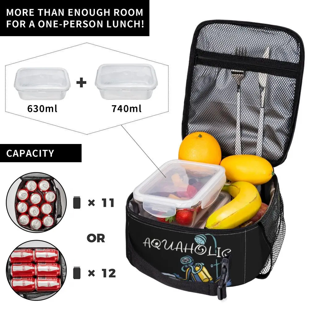 Borsa termica per il pranzo per sub, multifunzione, con isolamento termico.
