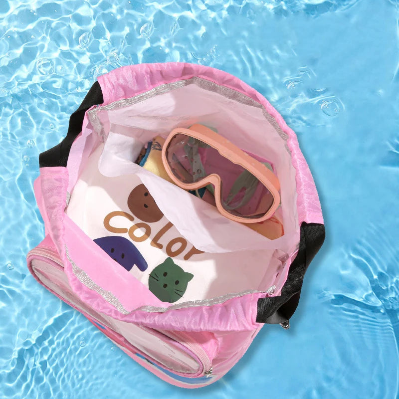 Zaino da nuoto, con separazione asciutto/bagnato