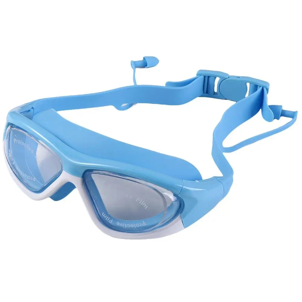 Occhiali da nuoto per ragazzi in silicone con protezione UV