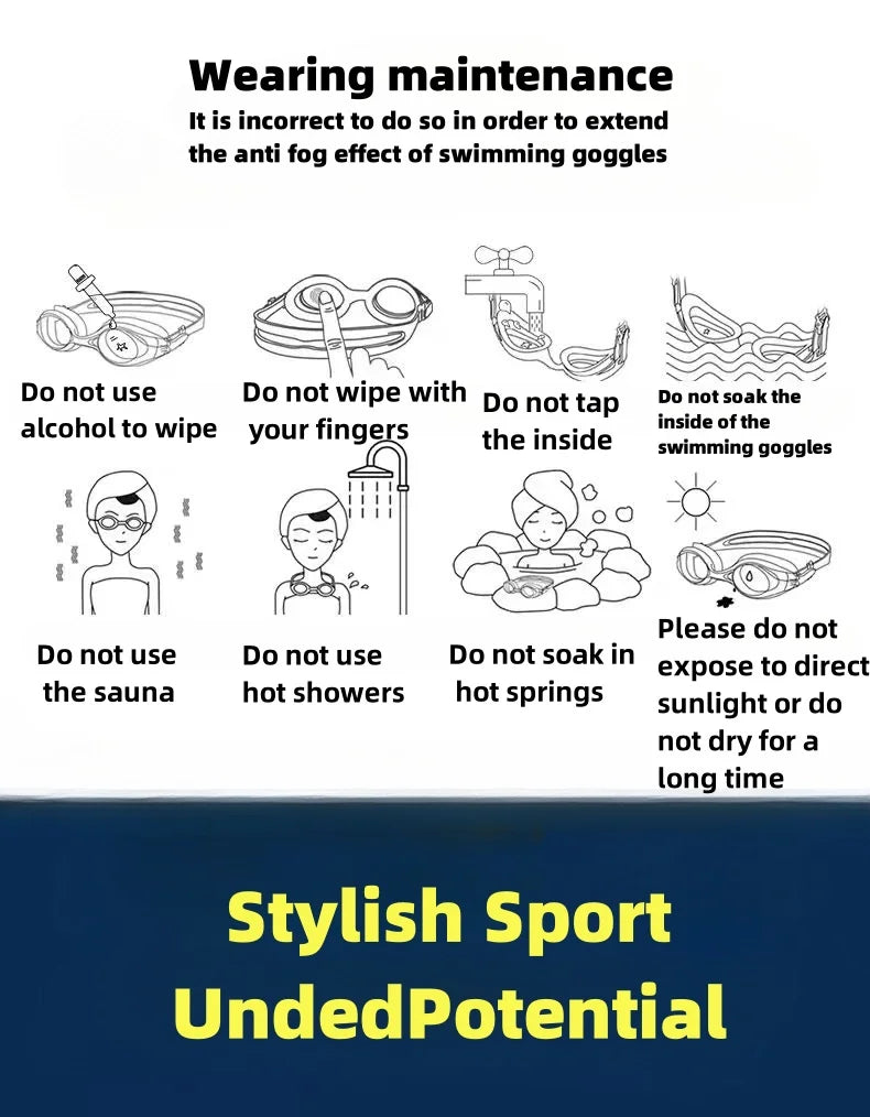 Mascherina da nuoto per adulti