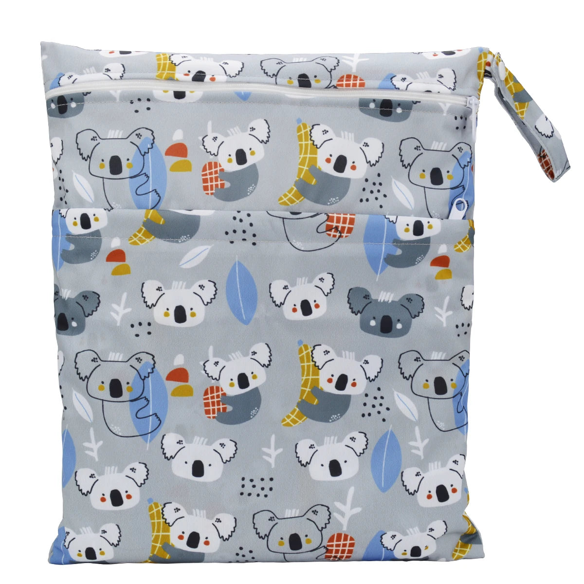 Borsa asciutta e bagnata con due cerniere per pannolini