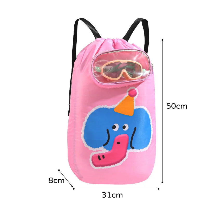 Zaino da nuoto, con separazione asciutto/bagnato