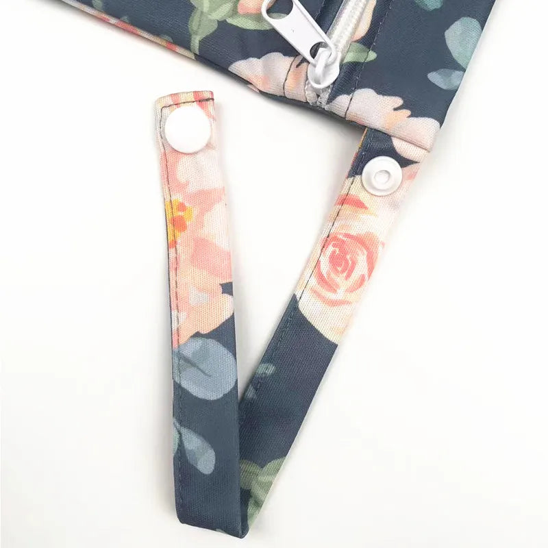 Borsa asciutta e bagnata con due cerniere per pannolini