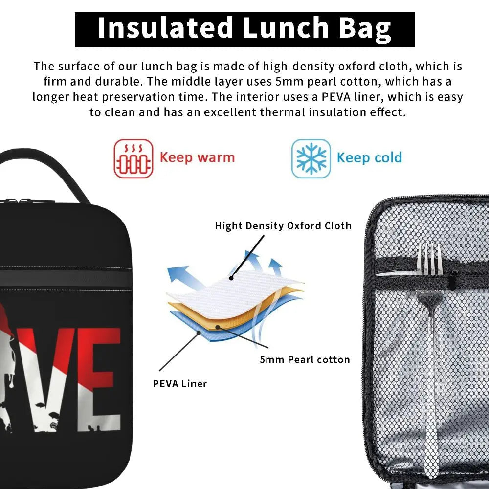 Borsa termica per il pranzo per sub, multifunzione, con isolamento termico.