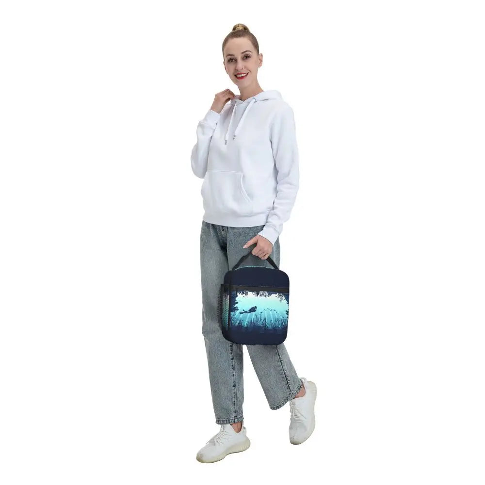 Borsa termica per il pranzo per sub, multifunzione, con isolamento termico.