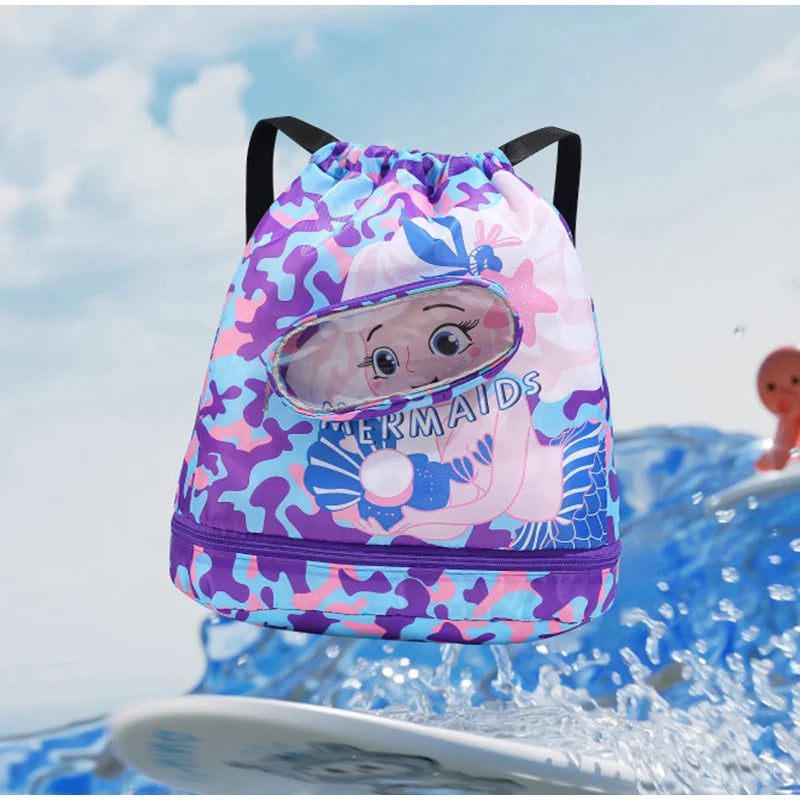 Zaino da nuoto, con separazione asciutto/bagnato