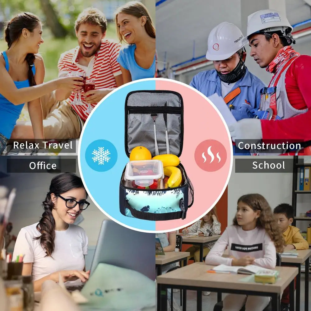Borsa termica per il pranzo per sub, multifunzione, con isolamento termico.