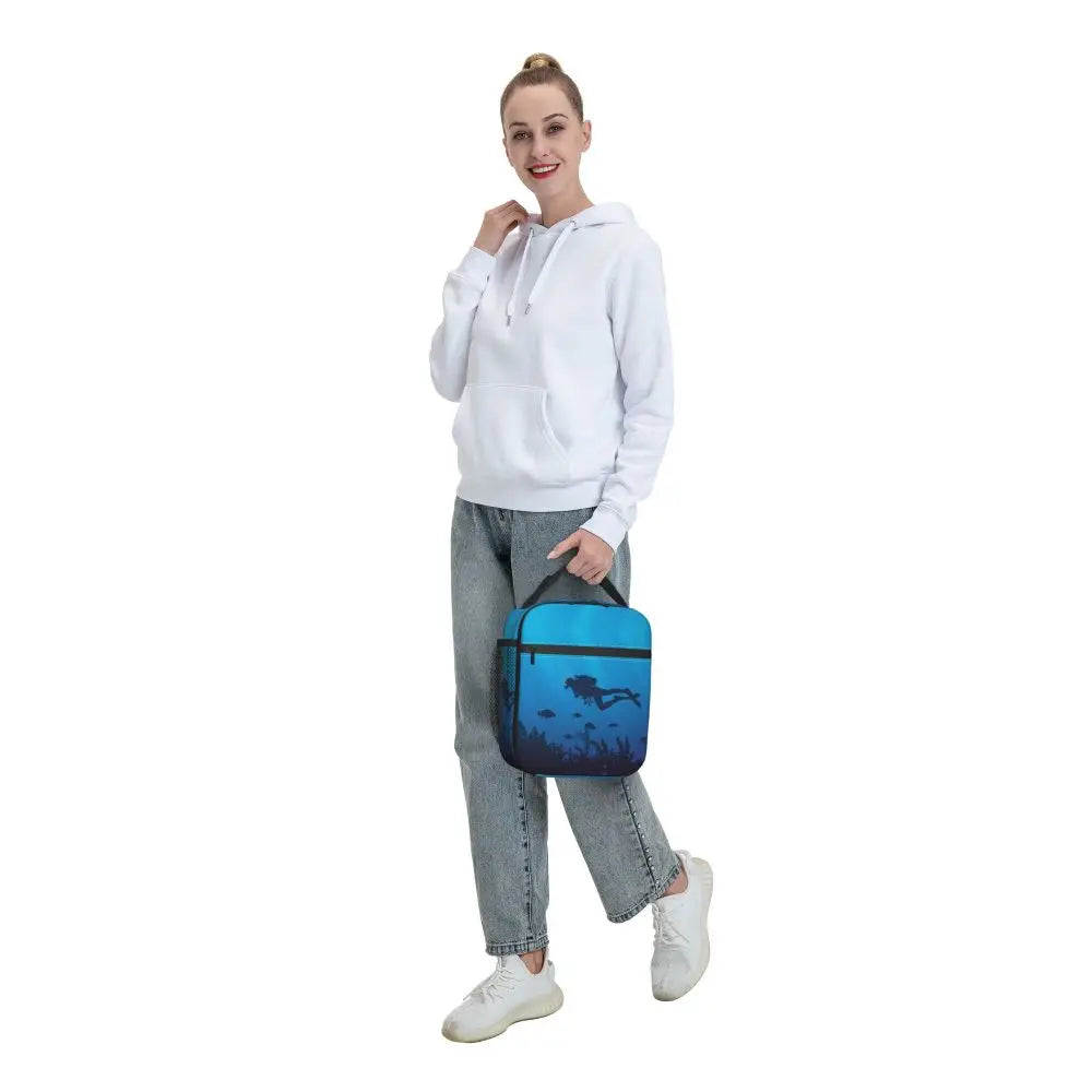 Borsa termica per il pranzo per sub, multifunzione, con isolamento termico.