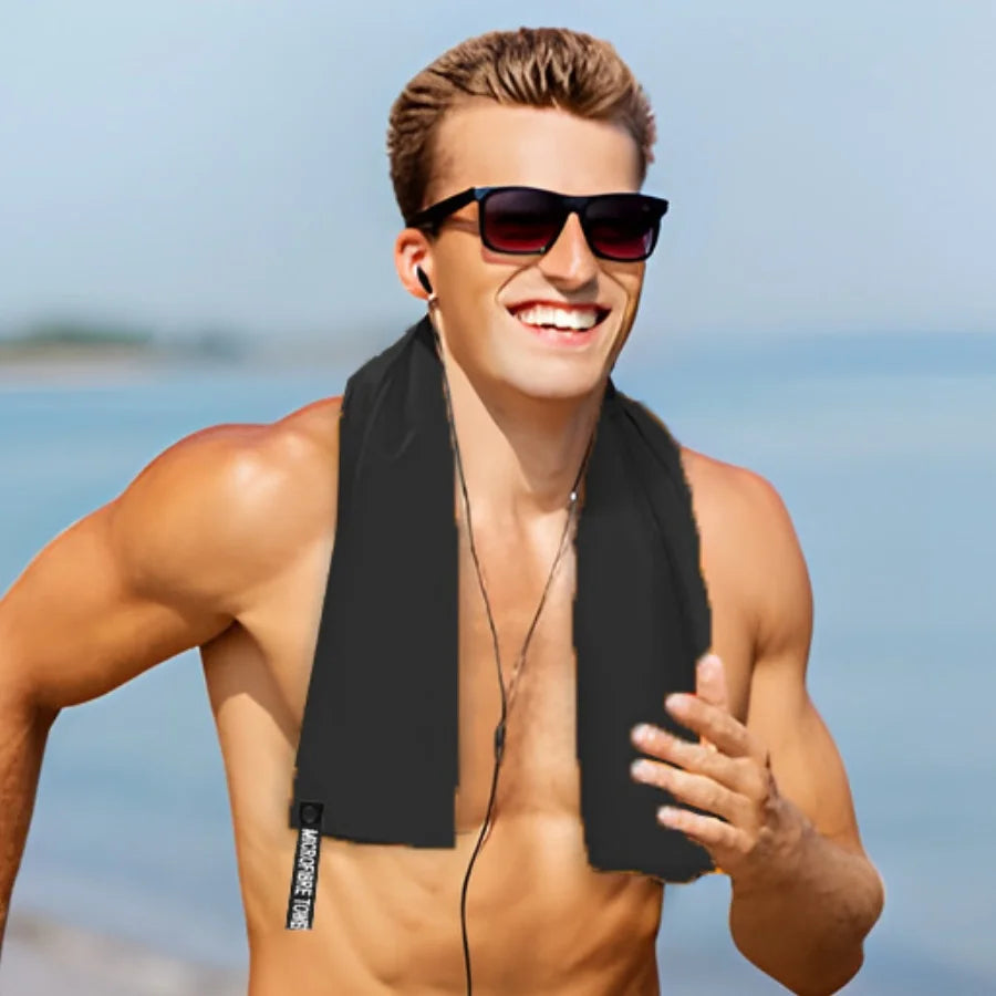 Asciugamano sportivo ad asciugatura rapida per nuoto, piscina, sport acquatici