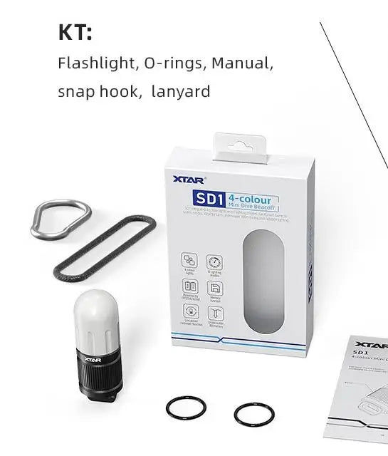 Torcia di segnalazione a LED ricaricabile a 4 colori