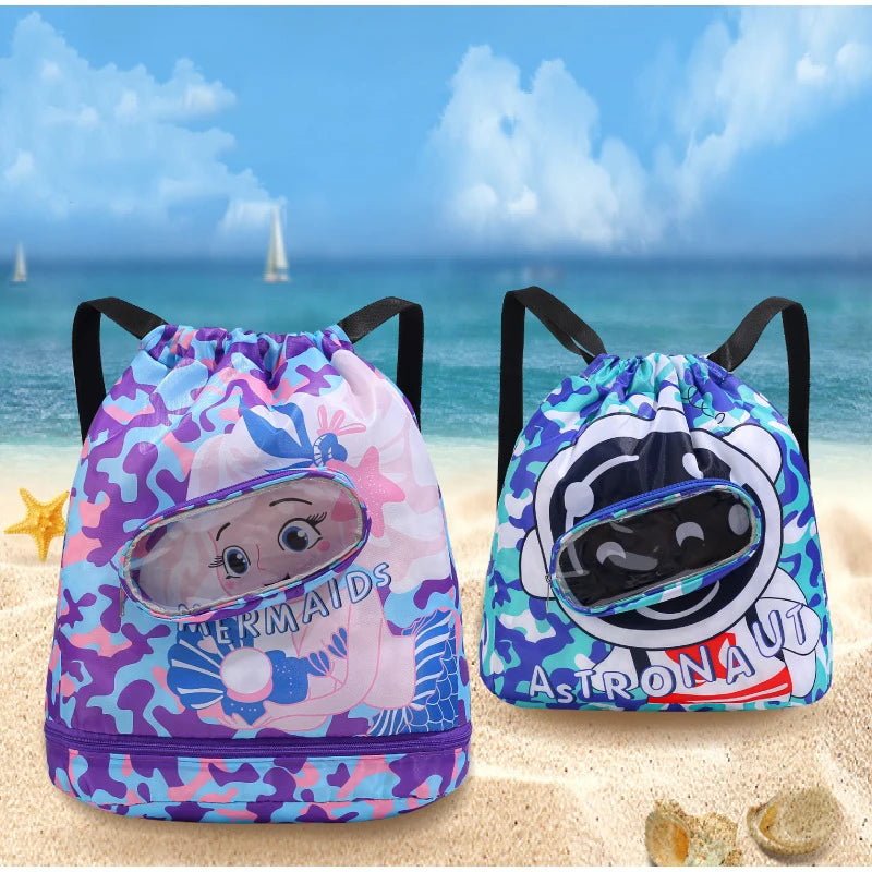 Zaino da nuoto, con separazione asciutto/bagnato