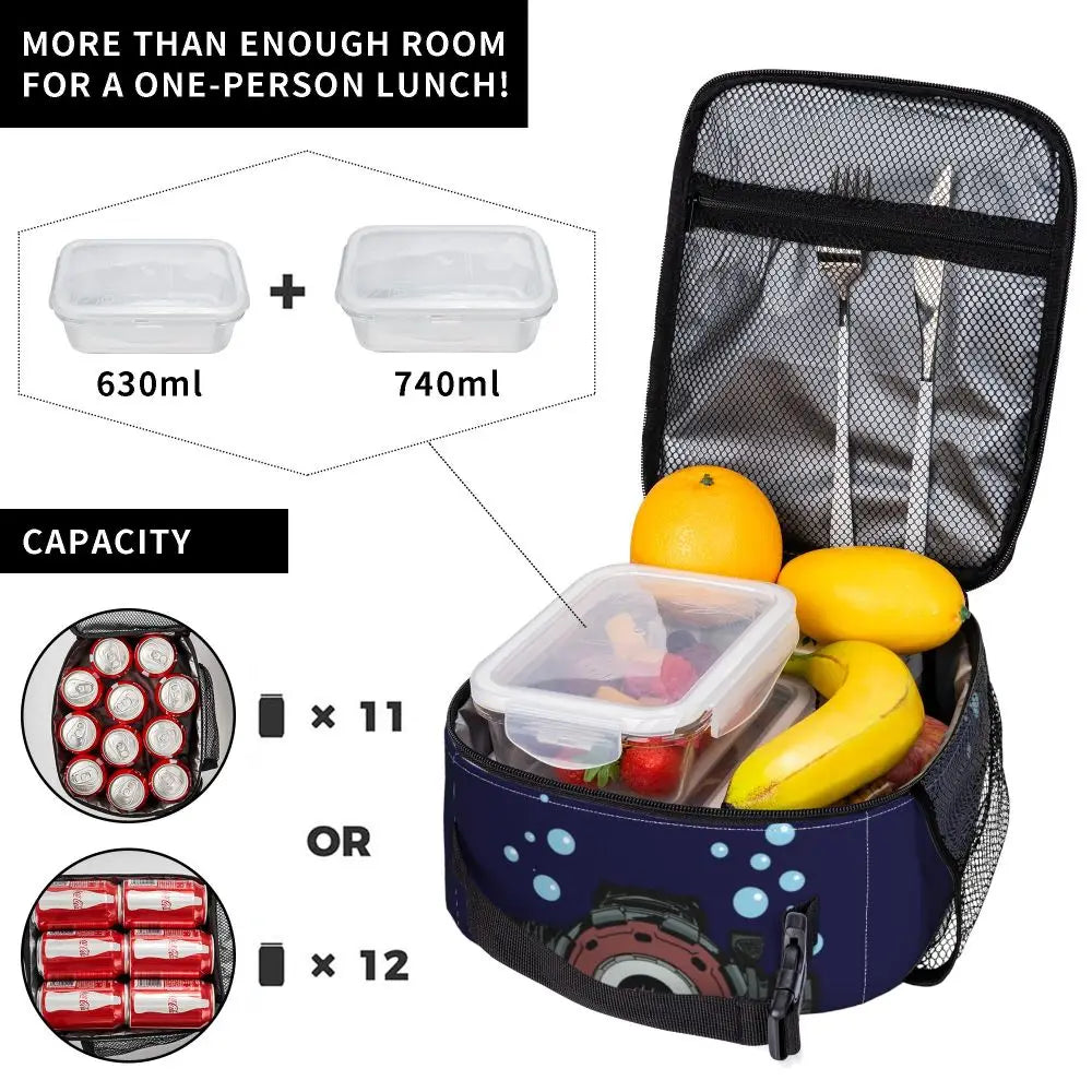 Borsa termica per il pranzo per sub, multifunzione, con isolamento termico.