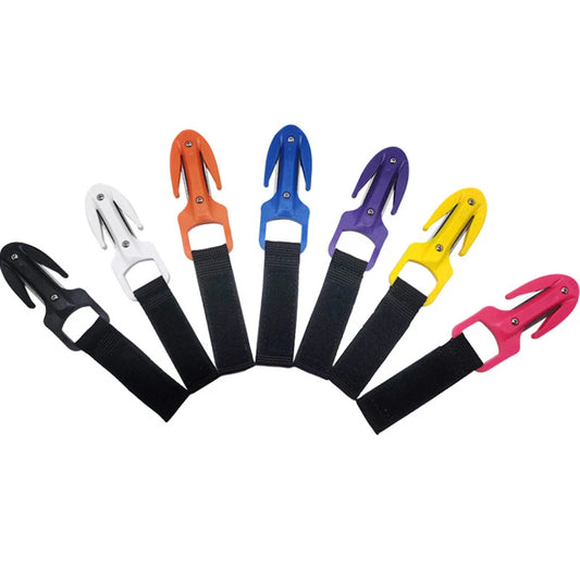 Coltello da sub con lama in acciaio al carbonio, speciale per sagole, reti e elenze